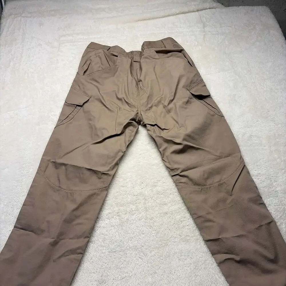 Tactical Pants Khaki Tan Outdoor Hiking Military RipStop Cargo Pants Men’s XXL